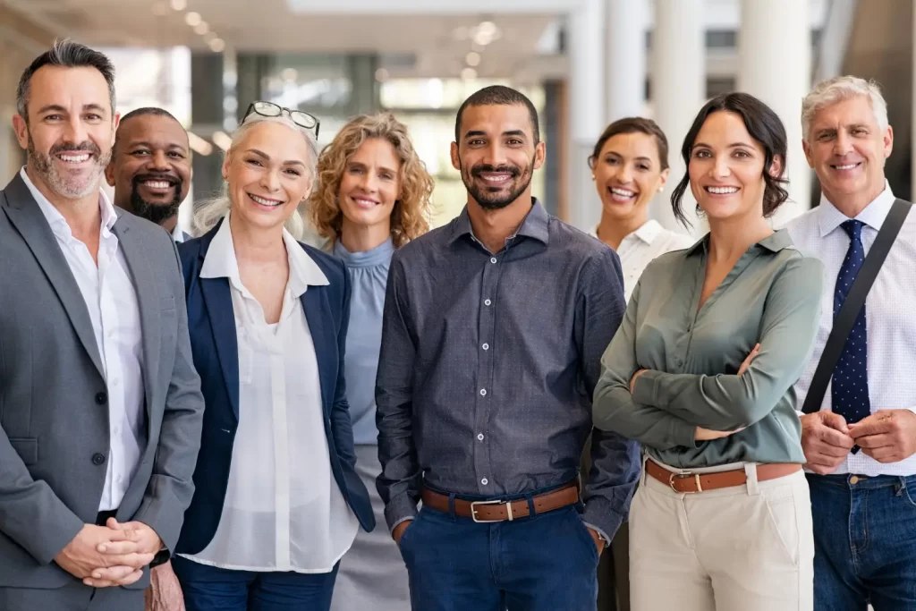 group of business people